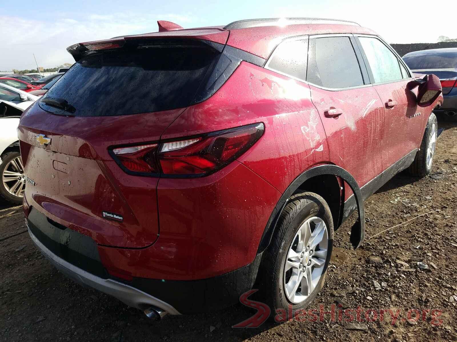 3GNKBCRS2KS671827 2019 CHEVROLET BLAZER 2LT