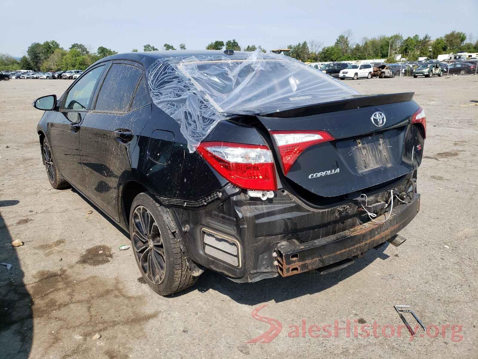 2T1BURHE4GC535222 2016 TOYOTA COROLLA