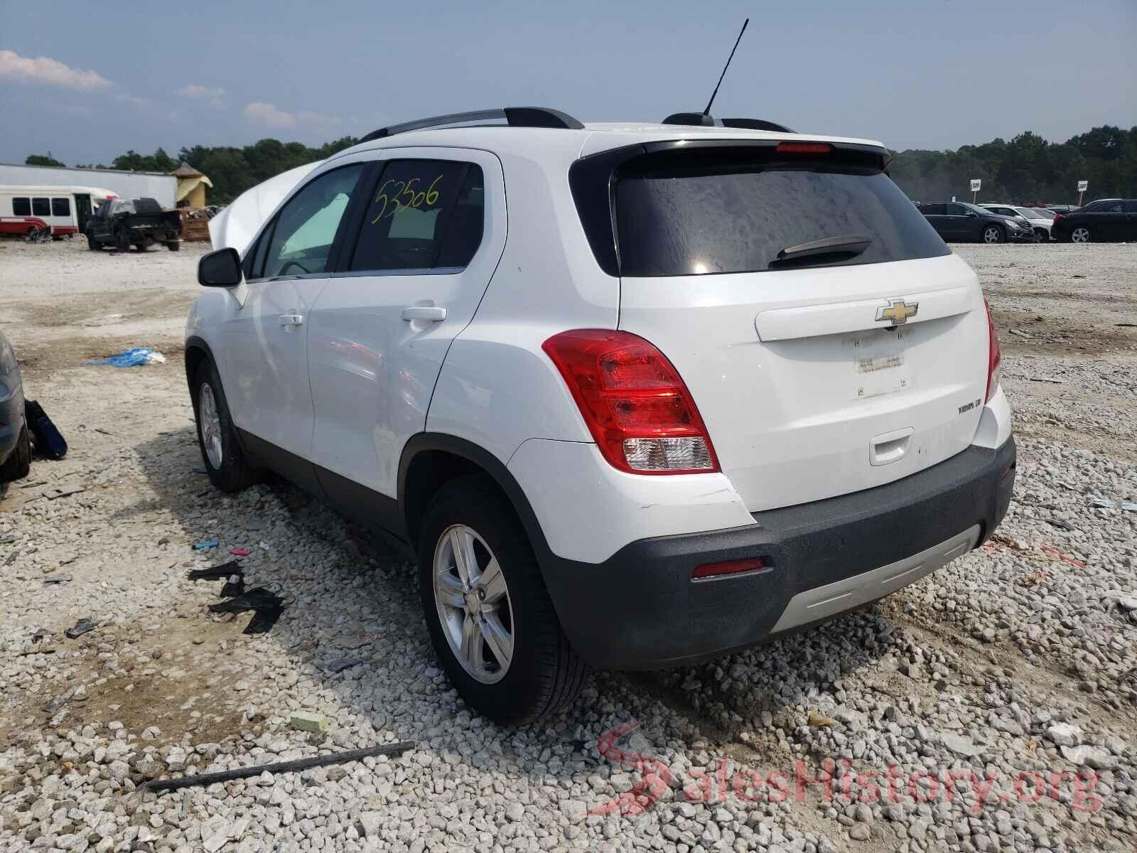 3GNCJLSB3GL275909 2016 CHEVROLET TRAX