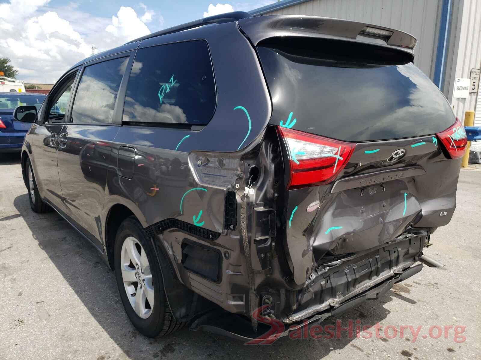 5TDKK3DCXGS731941 2016 TOYOTA SIENNA