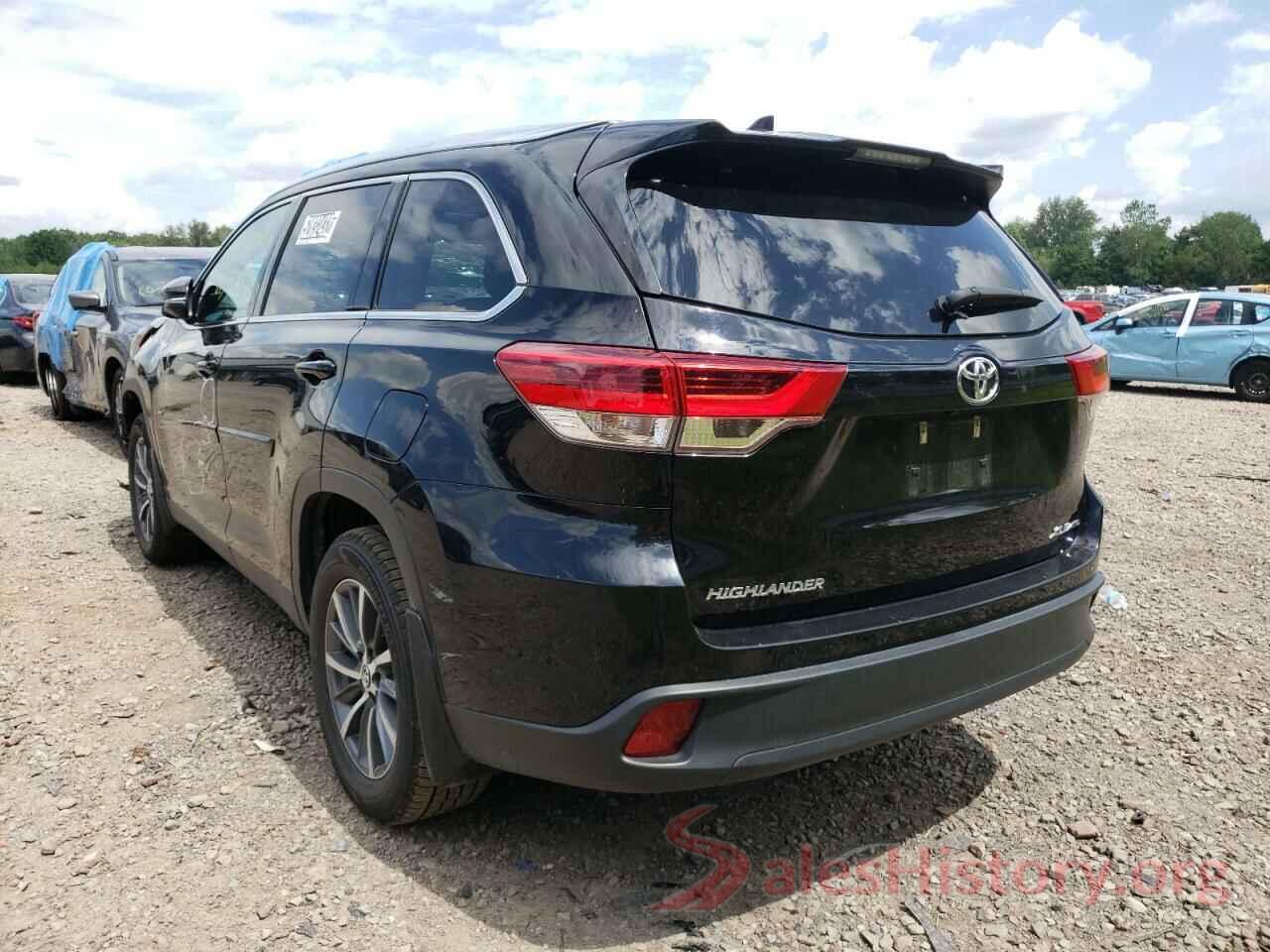 5TDJZRFH2KS613460 2019 TOYOTA HIGHLANDER