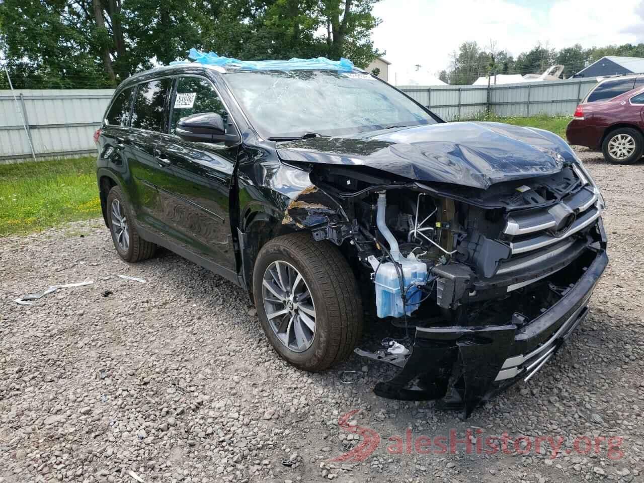 5TDJZRFH2KS613460 2019 TOYOTA HIGHLANDER