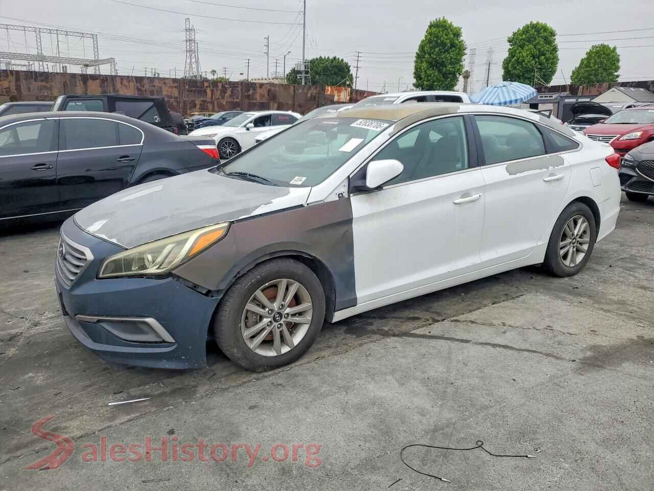 2017 HYUNDAI SONATA VIN 5NPE24AF8HH450911, auction photo