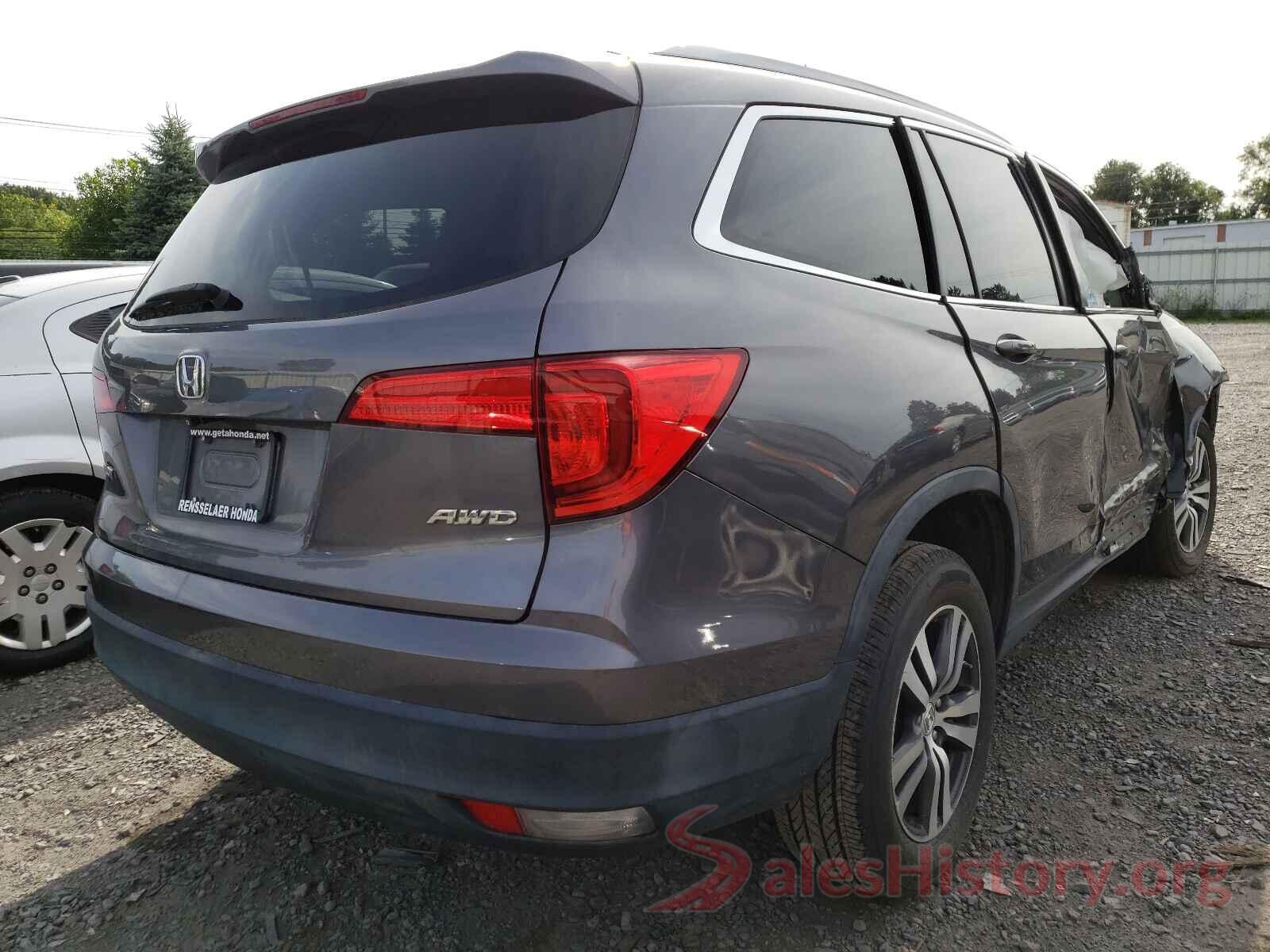 5FNYF6H51GB009175 2016 HONDA PILOT