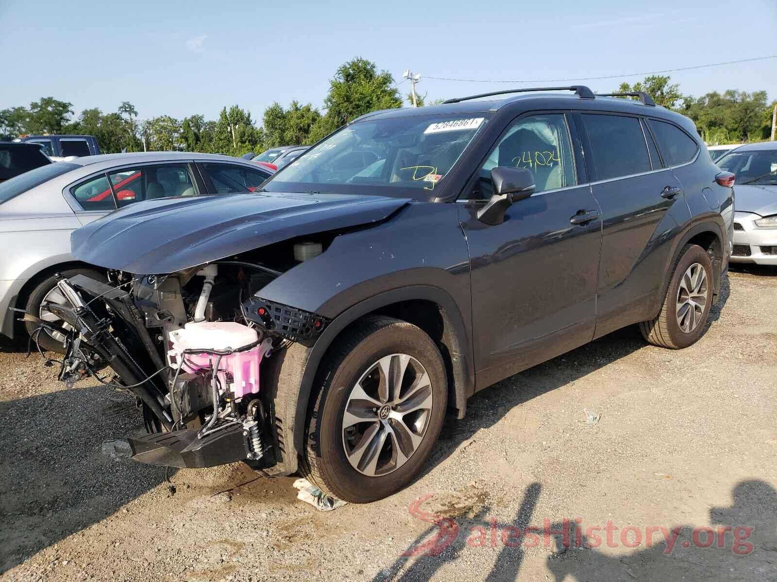 5TDHZRBH9MS523164 2021 TOYOTA HIGHLANDER