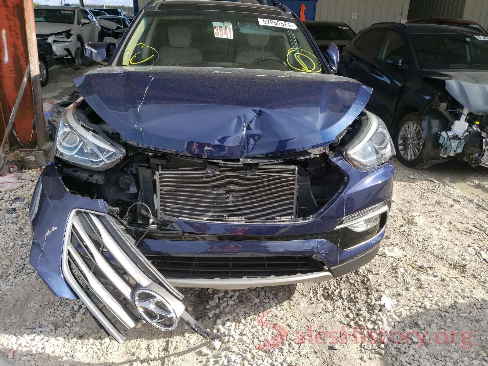 5XYZU3LBXHG496716 2017 HYUNDAI SANTA FE