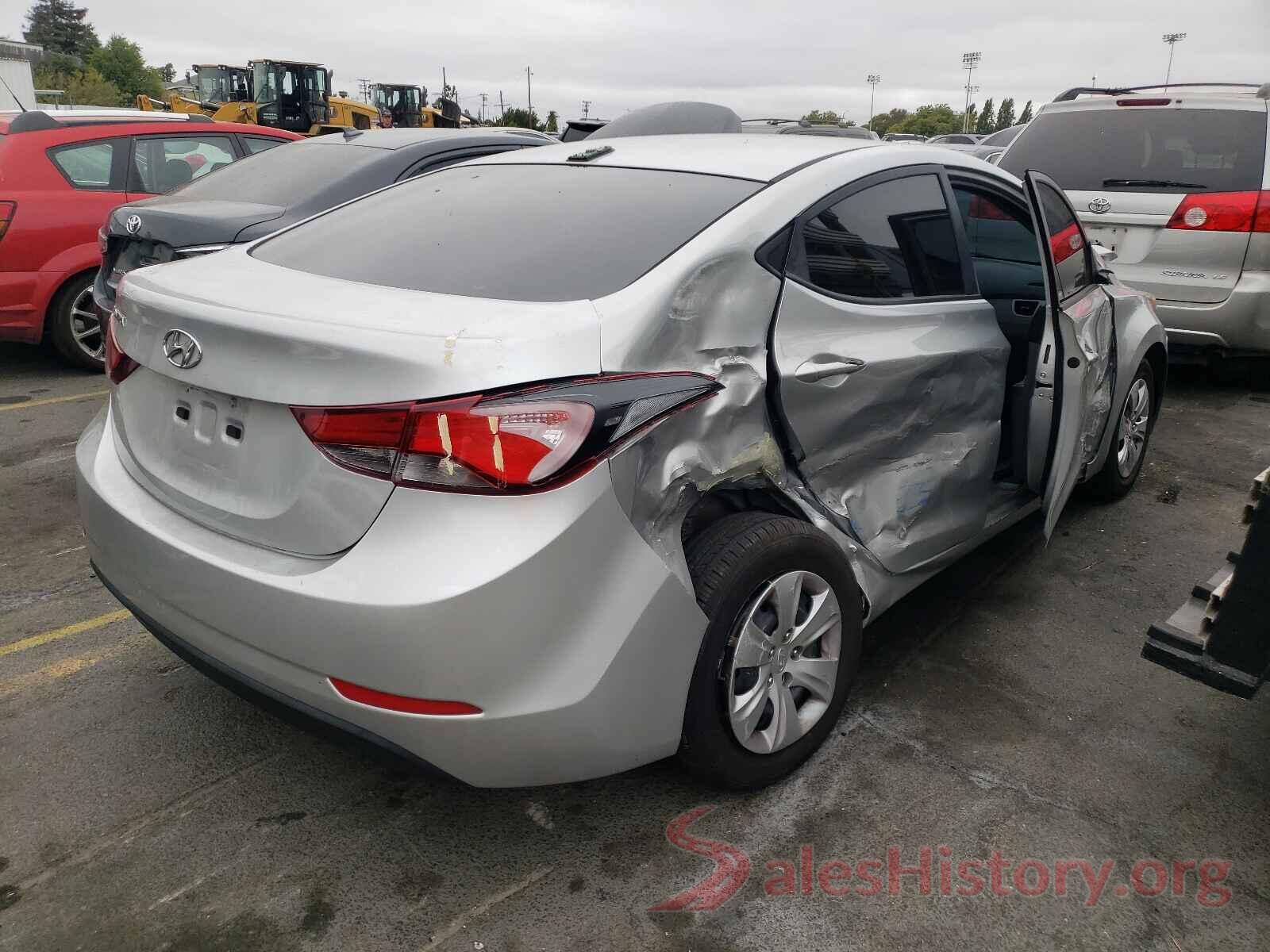 5NPDH4AE7GH710277 2016 HYUNDAI ELANTRA