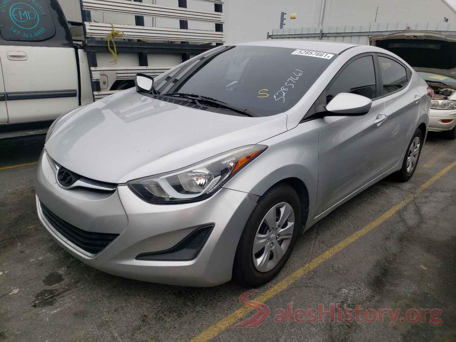 5NPDH4AE7GH710277 2016 HYUNDAI ELANTRA