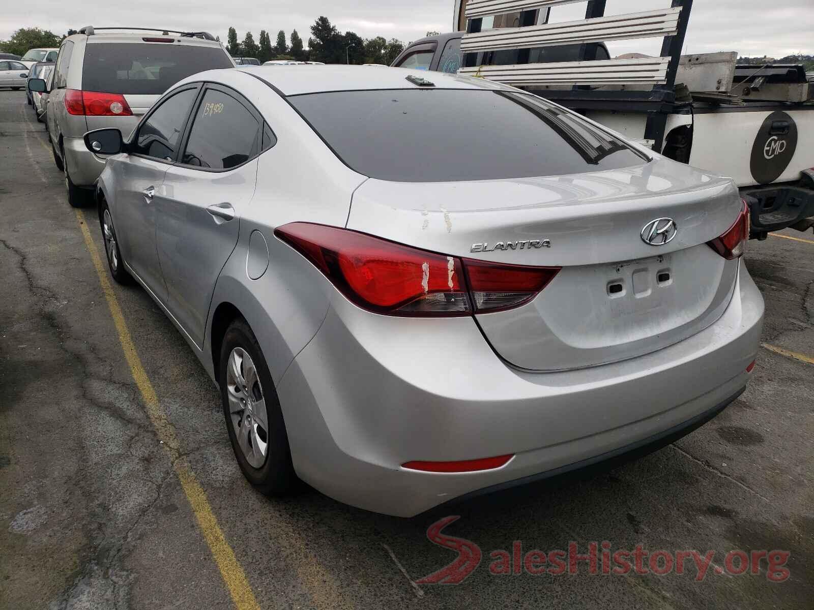 5NPDH4AE7GH710277 2016 HYUNDAI ELANTRA