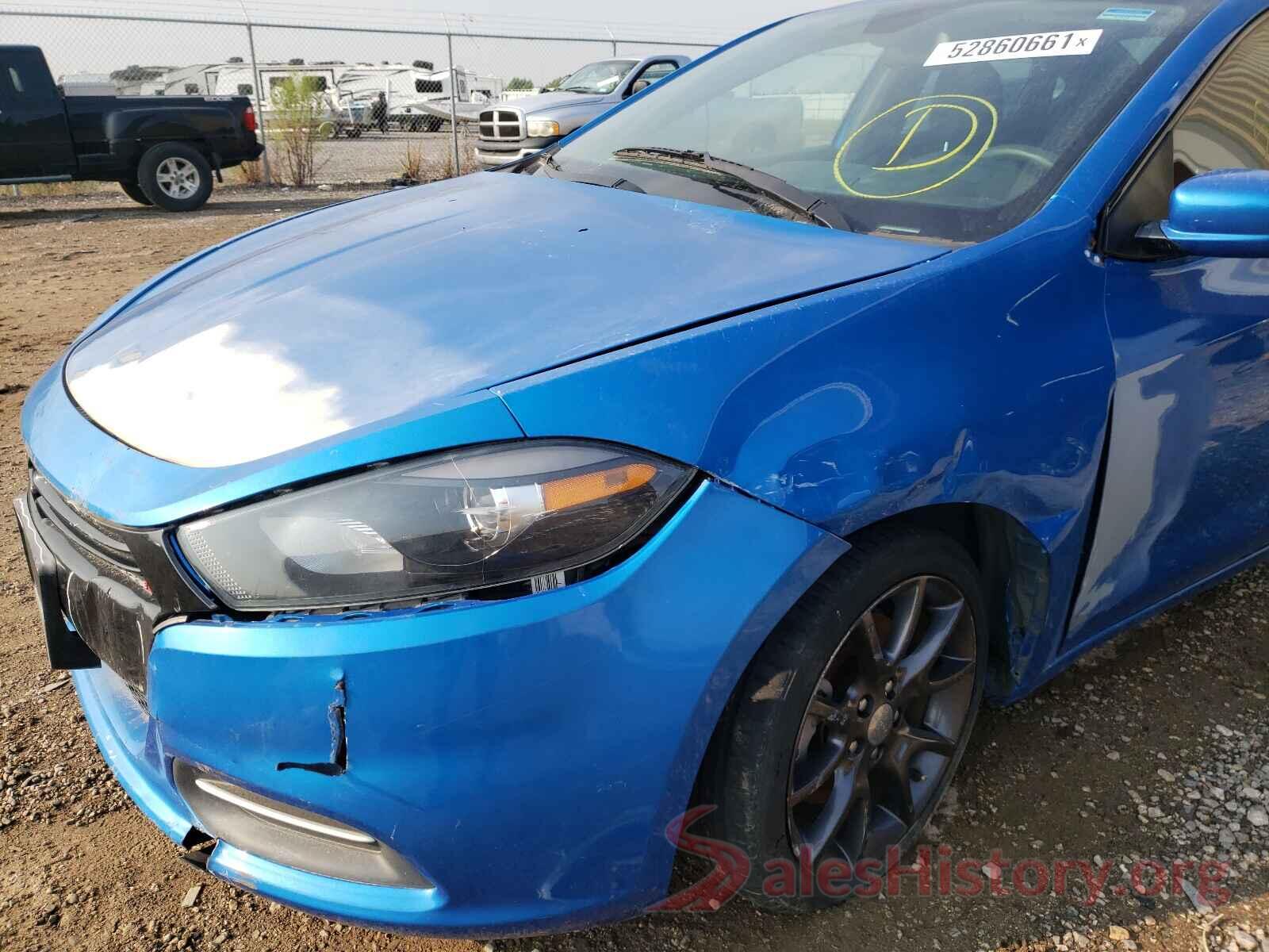 1C3CDFAA1GD750249 2016 DODGE DART