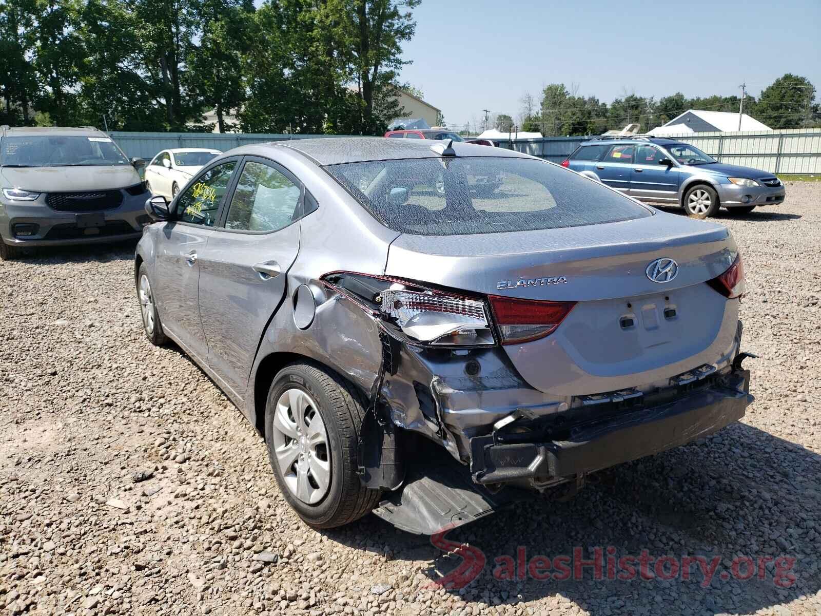 5NPDH4AE5GH758506 2016 HYUNDAI ELANTRA