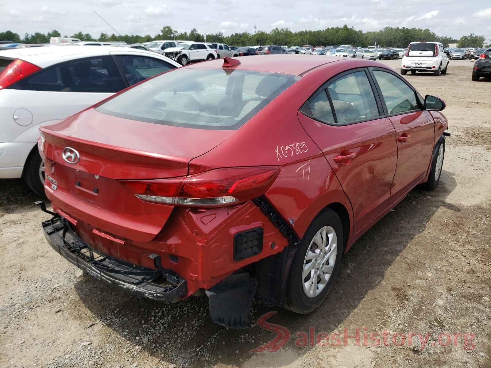 5NPD74LF7HH139710 2017 HYUNDAI ELANTRA