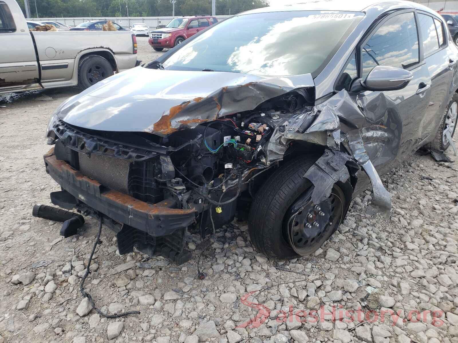 KNAFK5A81G5590306 2016 KIA FORTE