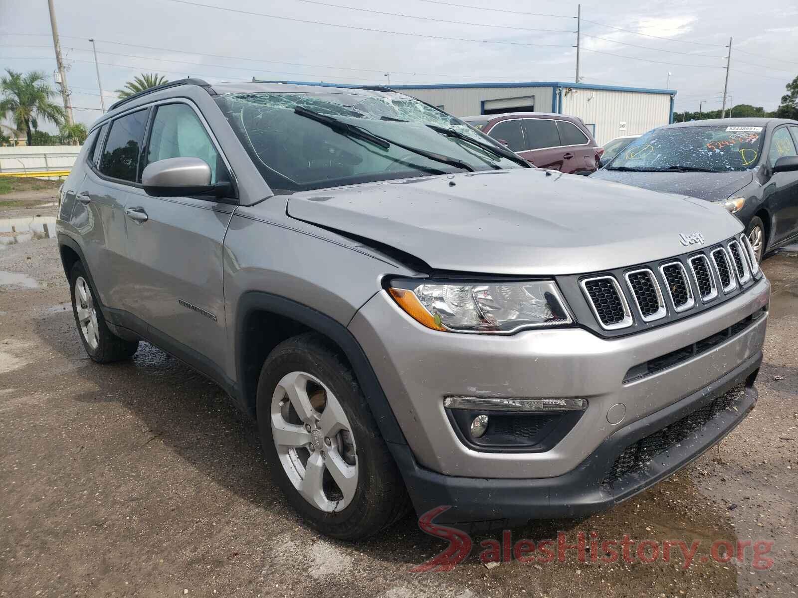 3C4NJCBBXKT851117 2019 JEEP COMPASS