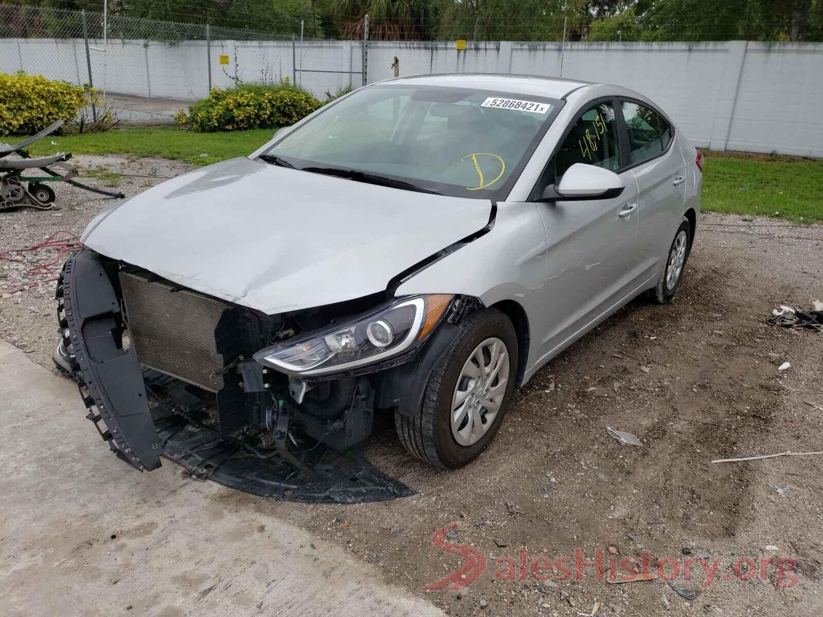 5NPD74LF5HH184225 2017 HYUNDAI ELANTRA