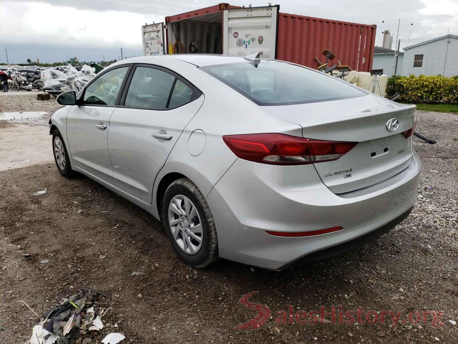 5NPD74LF5HH184225 2017 HYUNDAI ELANTRA