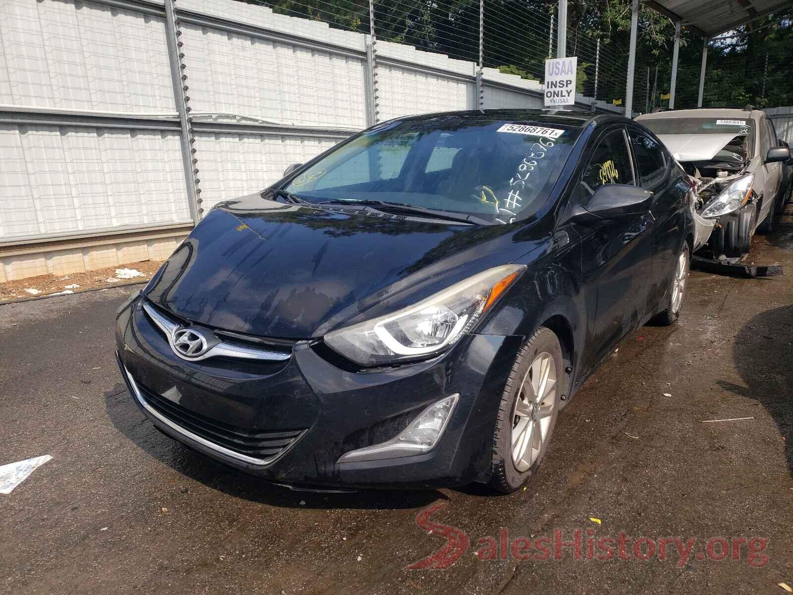 5NPDH4AE0EH533052 2014 HYUNDAI ELANTRA