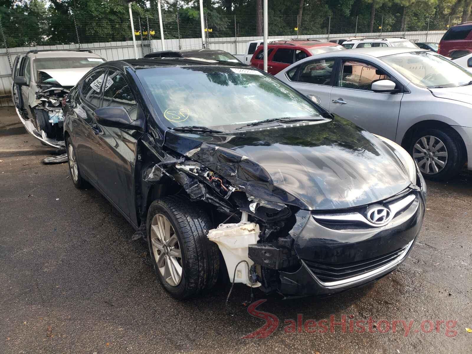 5NPDH4AE0EH533052 2014 HYUNDAI ELANTRA