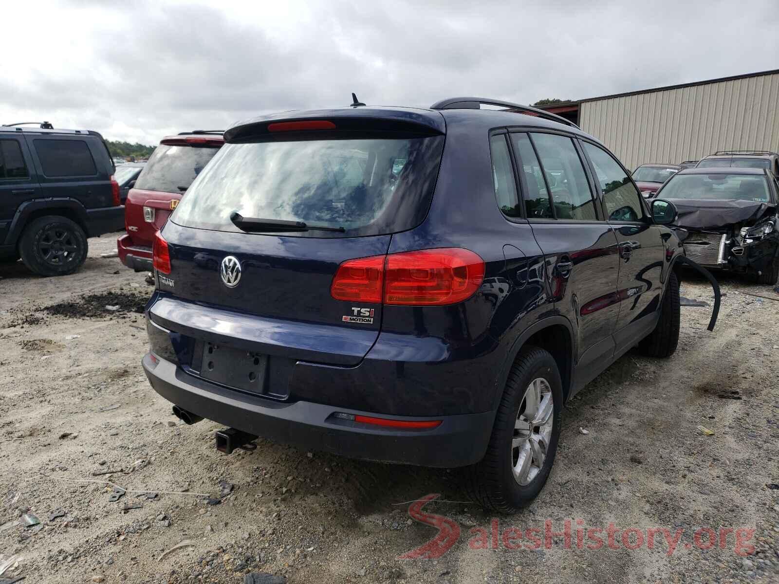 WVGBV7AX8GW597559 2016 VOLKSWAGEN TIGUAN