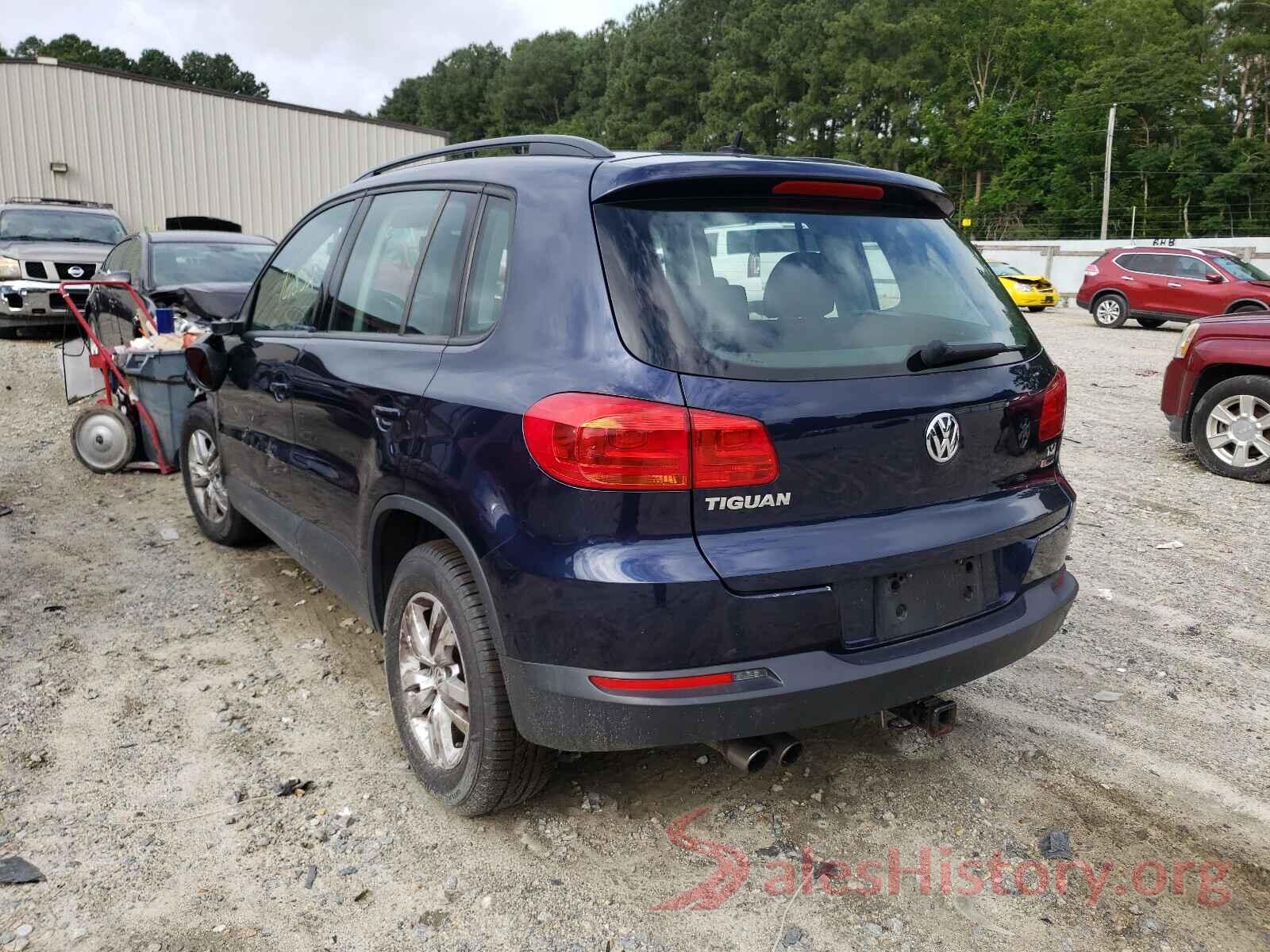 WVGBV7AX8GW597559 2016 VOLKSWAGEN TIGUAN