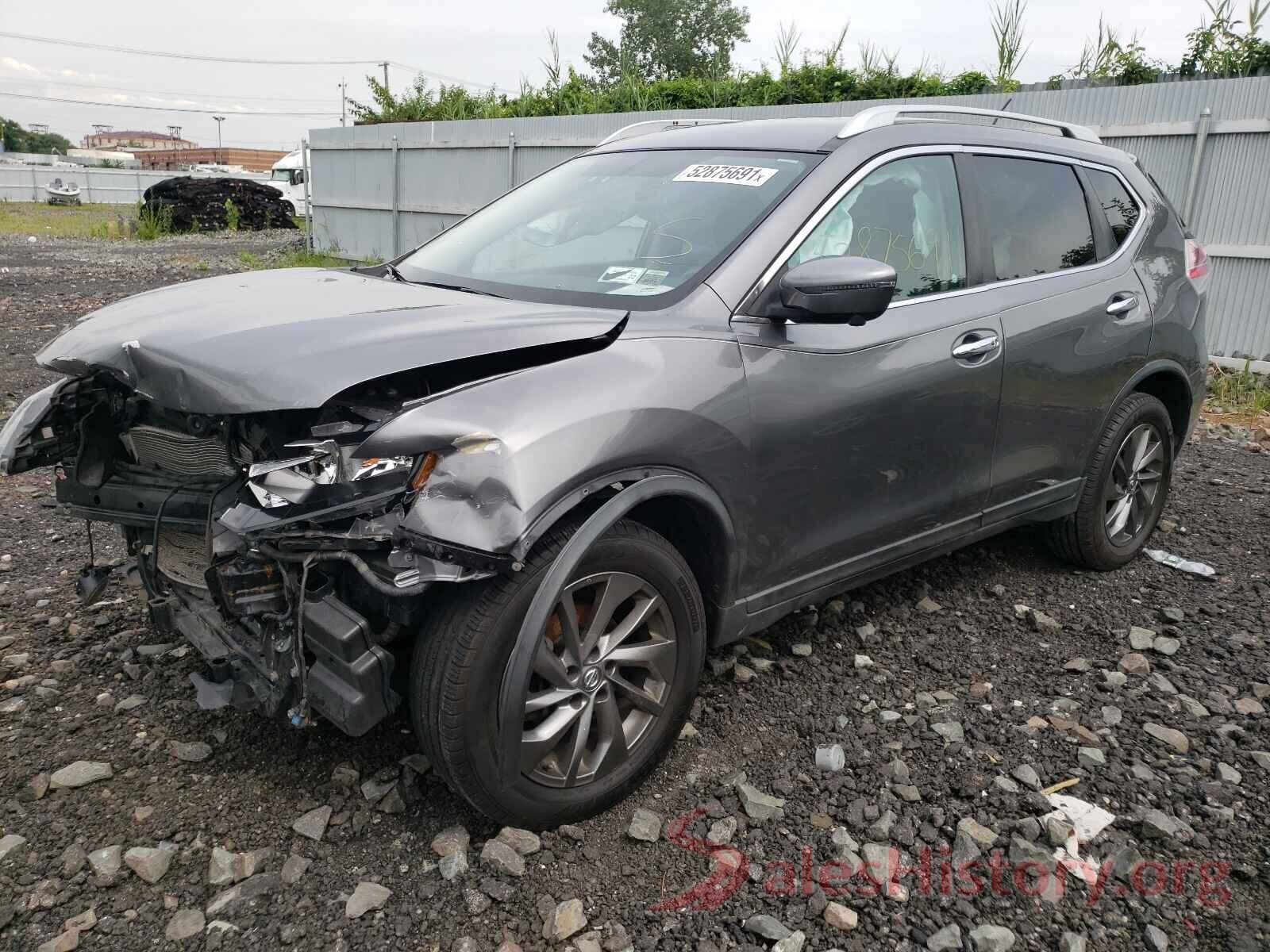 KNMAT2MV5GP696014 2016 NISSAN ROGUE