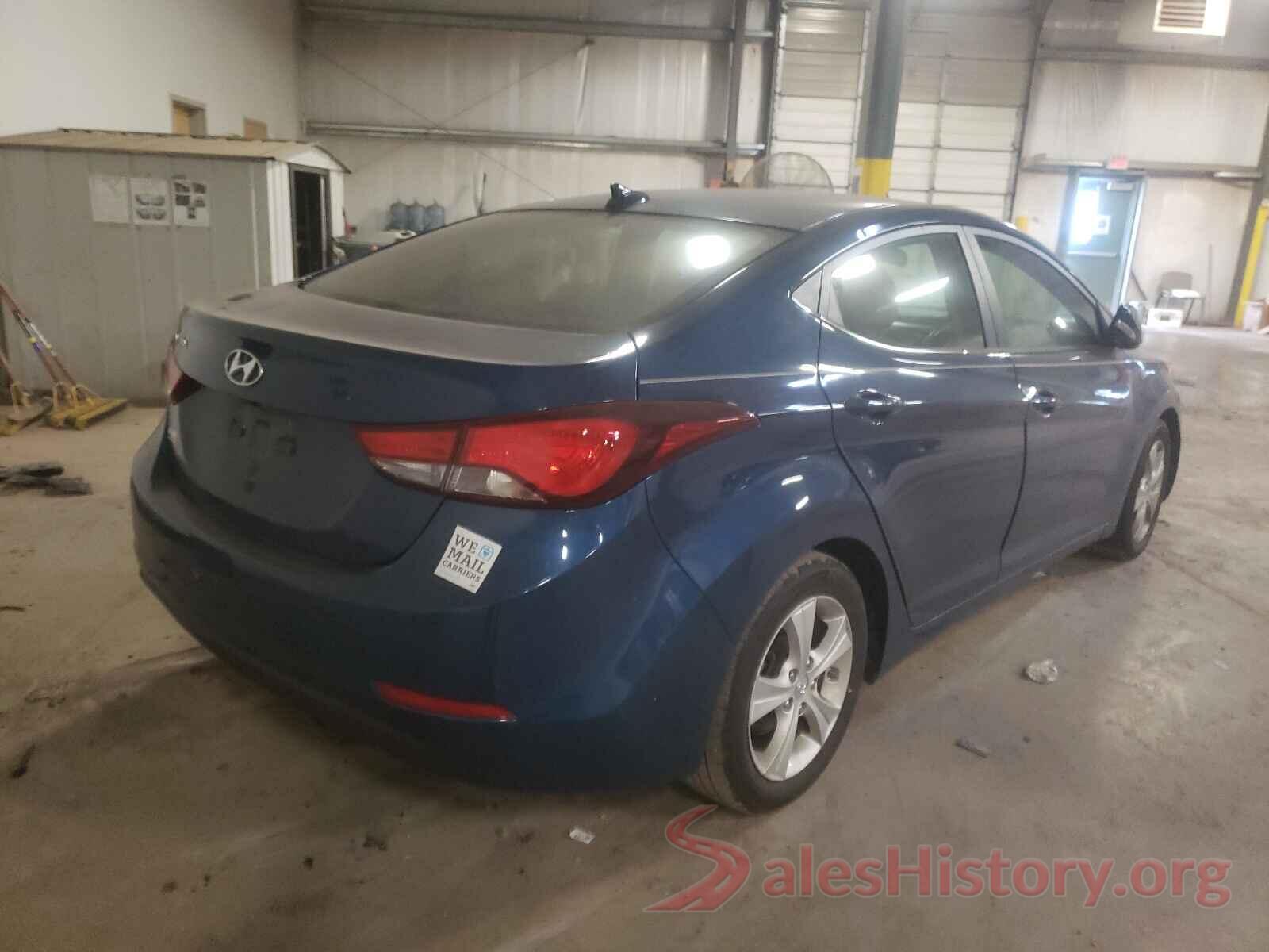 KMHDH4AE9GU634661 2016 HYUNDAI ELANTRA