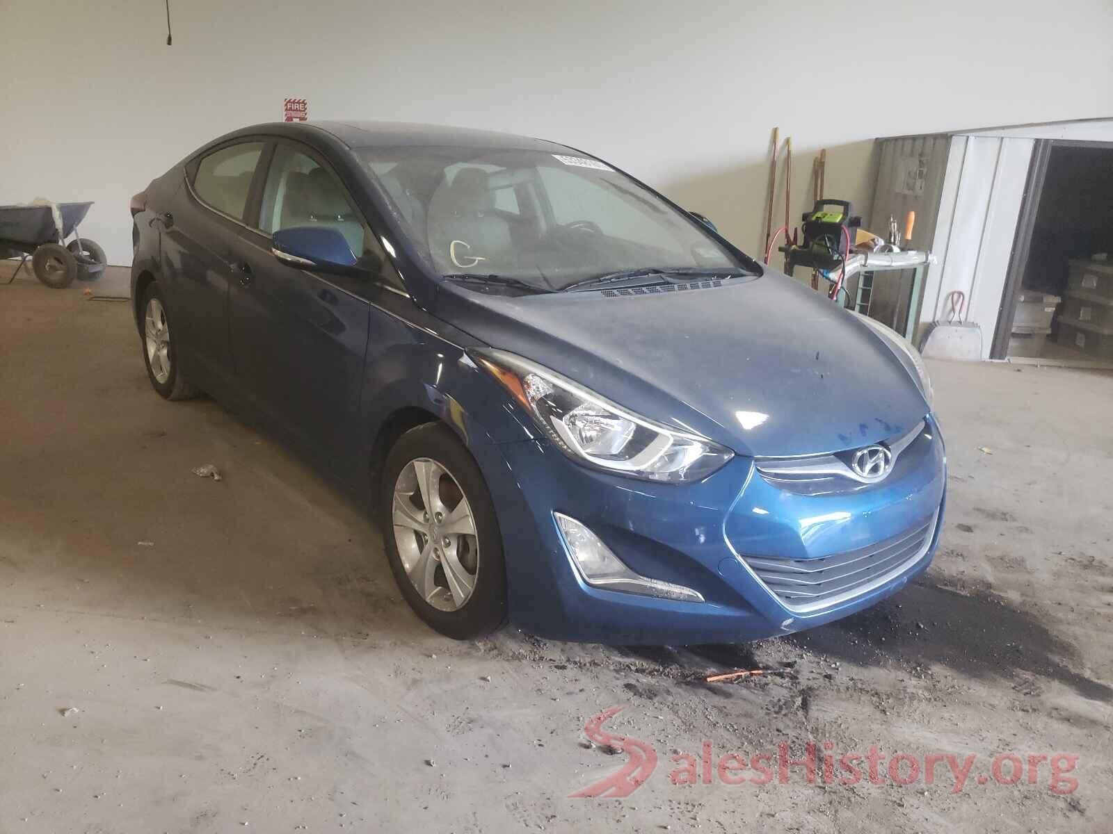 KMHDH4AE9GU634661 2016 HYUNDAI ELANTRA