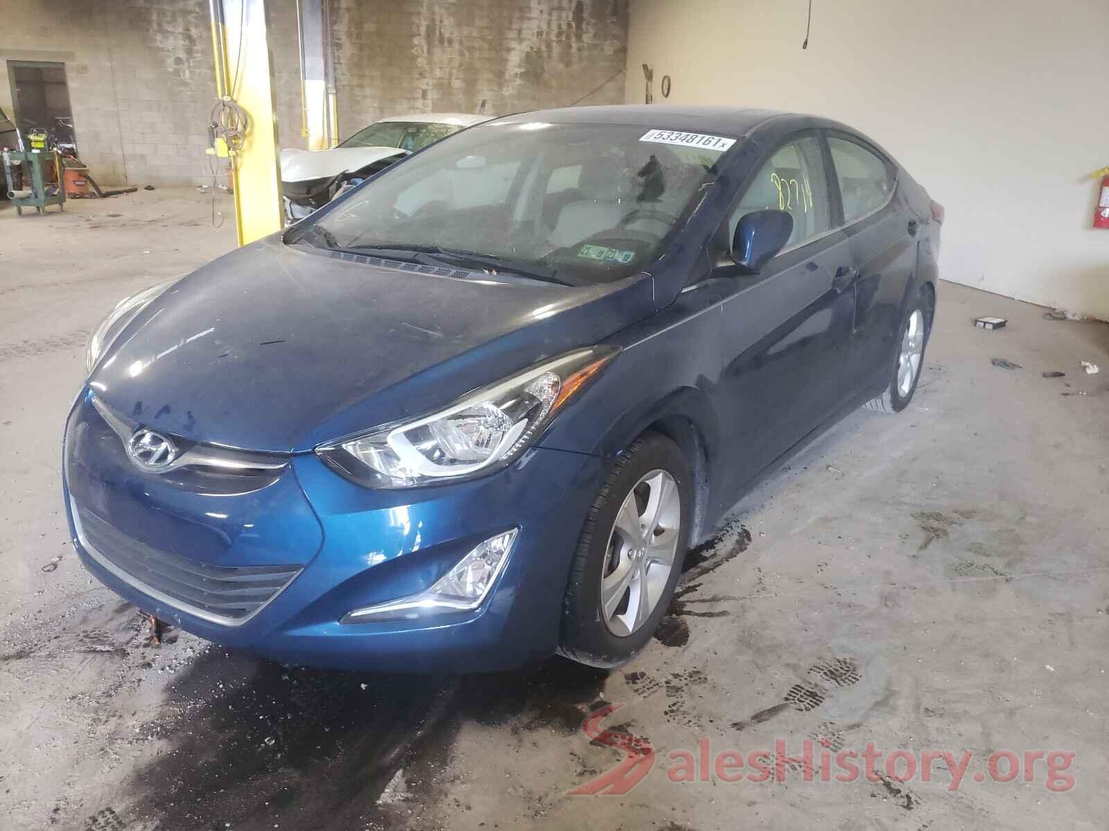 KMHDH4AE9GU634661 2016 HYUNDAI ELANTRA