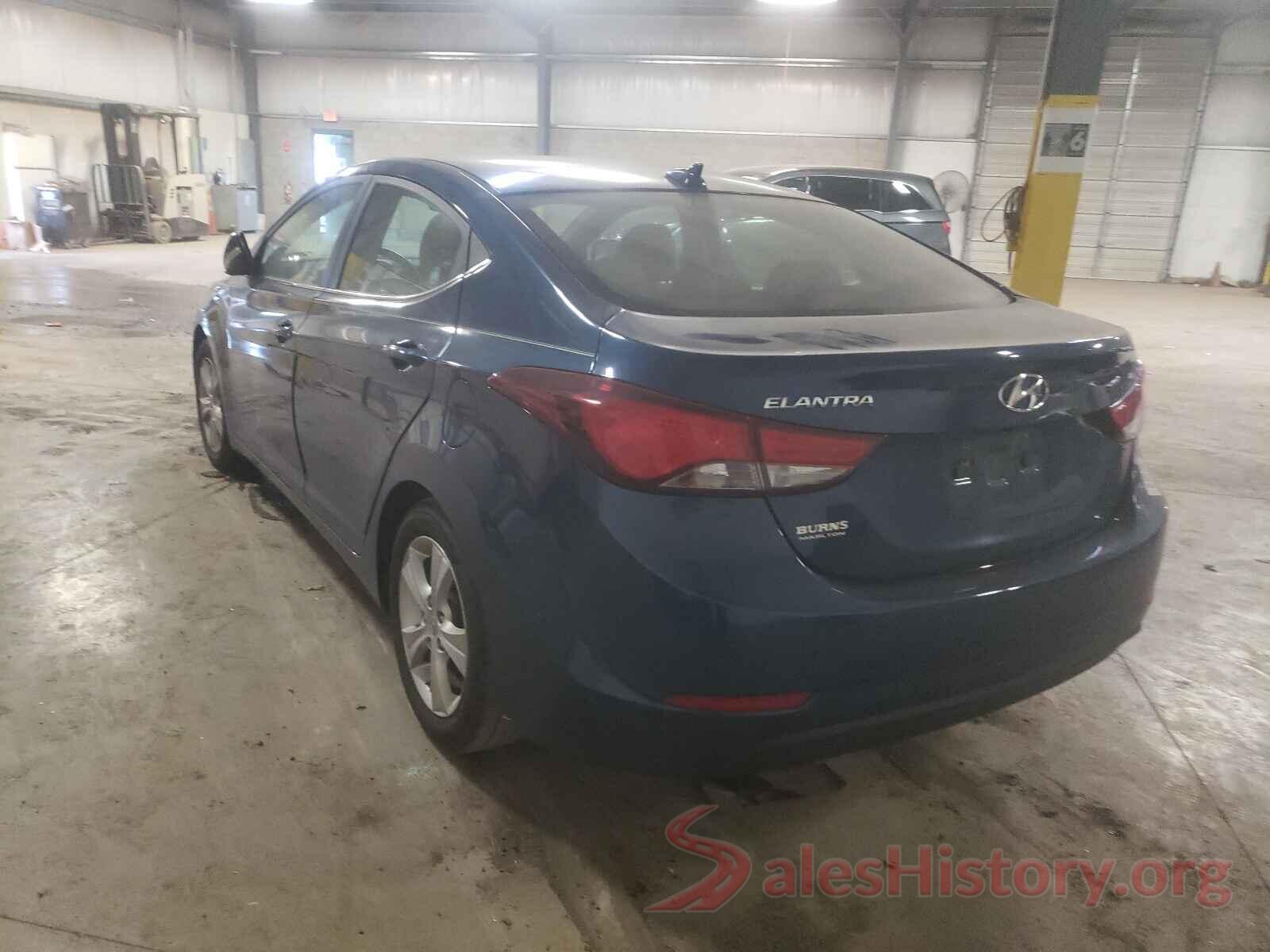 KMHDH4AE9GU634661 2016 HYUNDAI ELANTRA