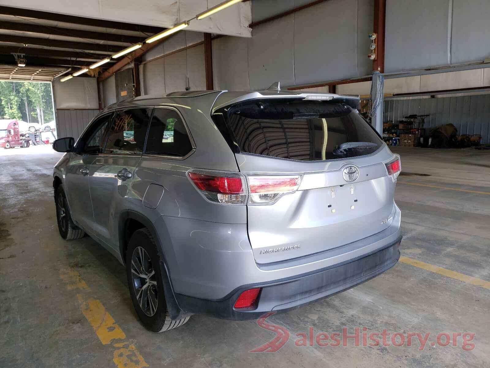 5TDJKRFH8GS245216 2016 TOYOTA HIGHLANDER