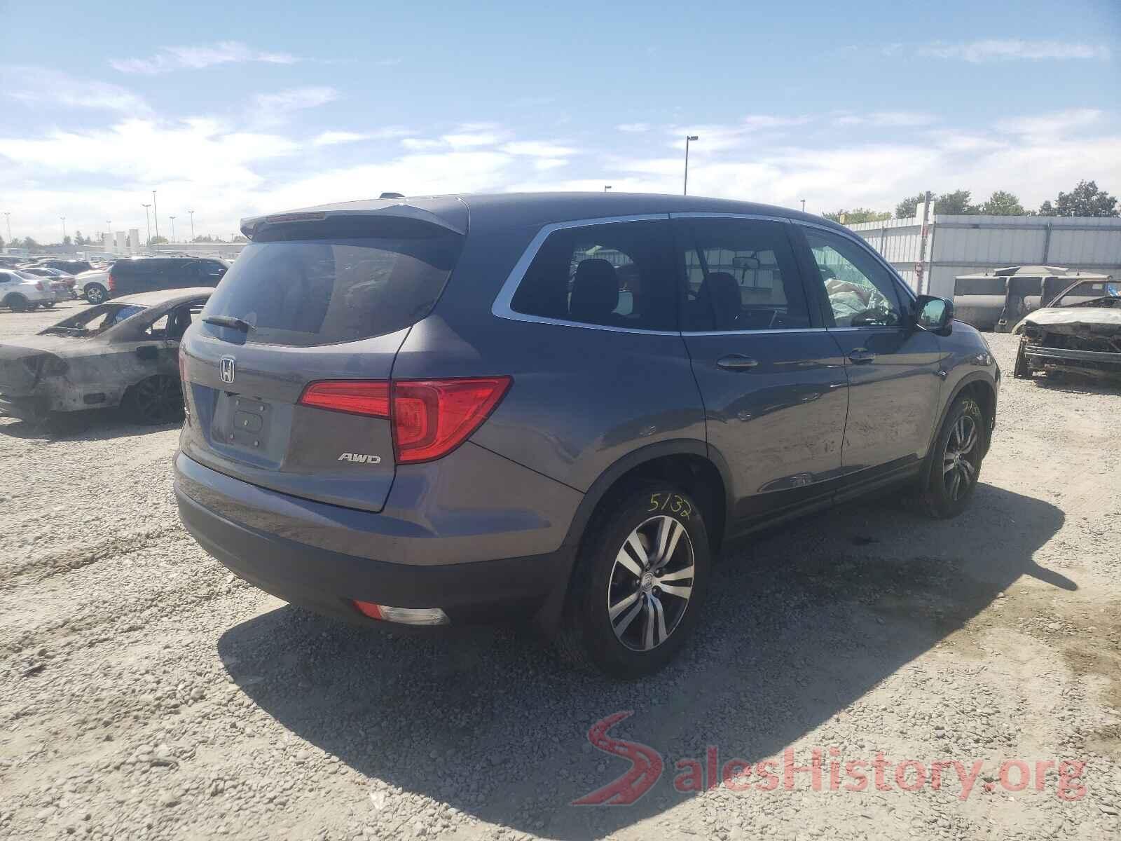 5FNYF6H30GB055661 2016 HONDA PILOT