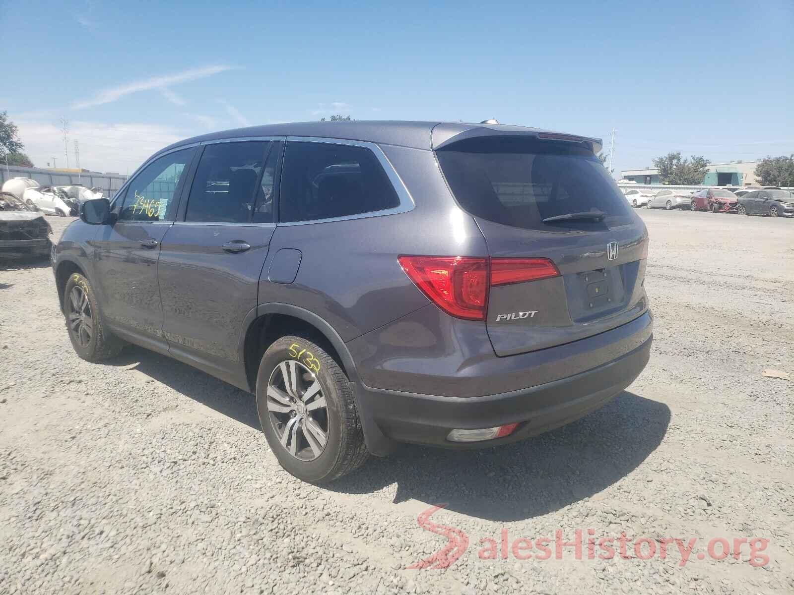 5FNYF6H30GB055661 2016 HONDA PILOT