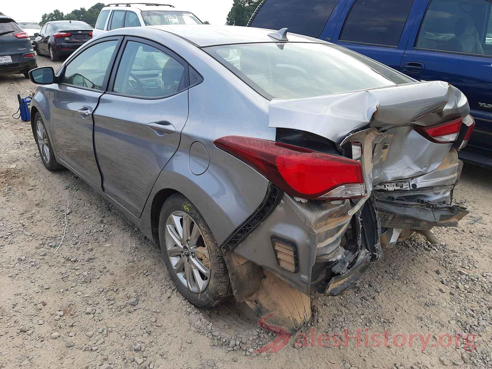 KMHDH4AE9GU484888 2016 HYUNDAI ELANTRA