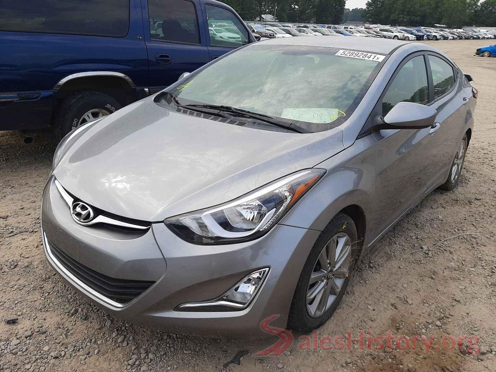 KMHDH4AE9GU484888 2016 HYUNDAI ELANTRA