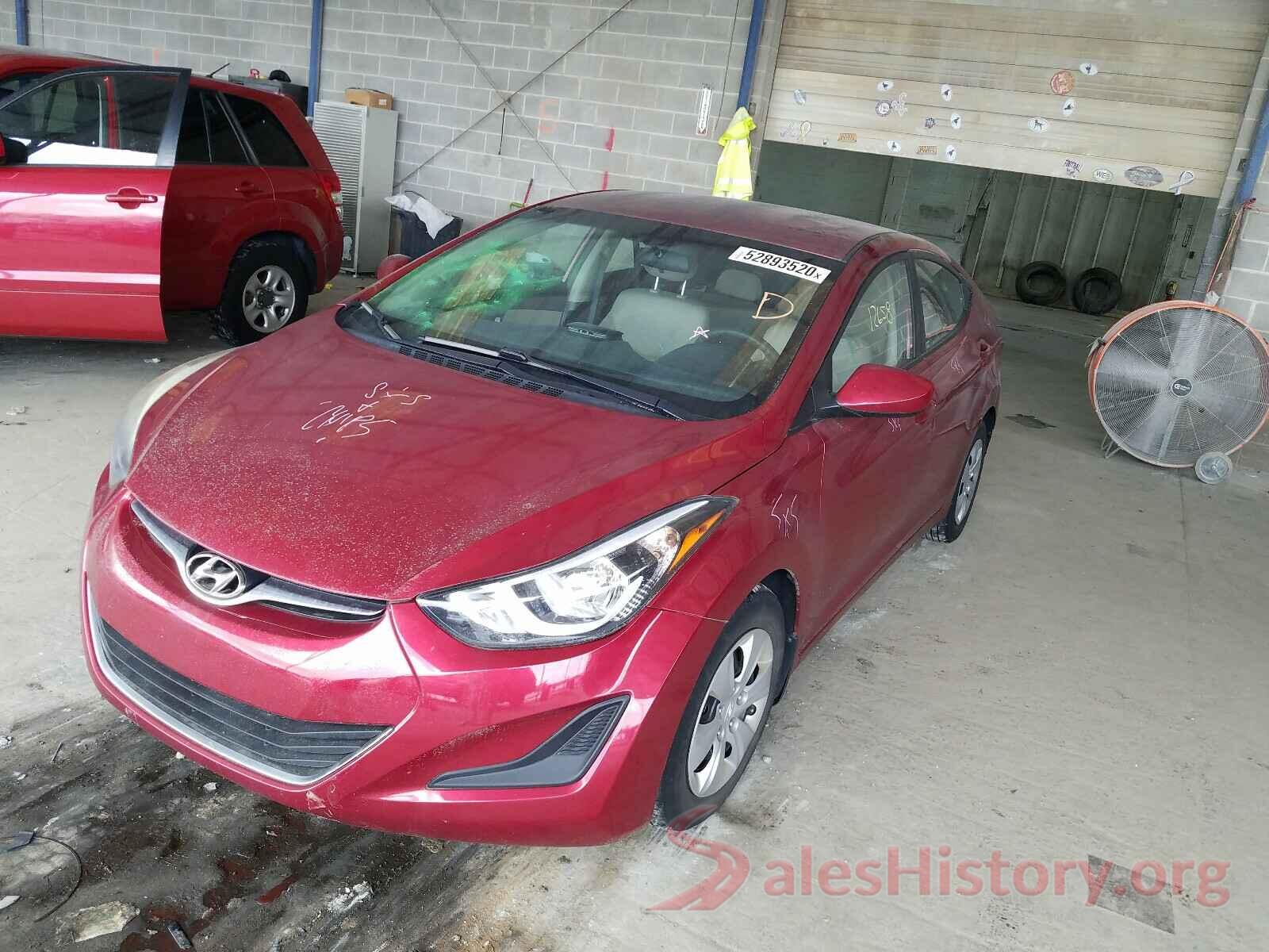 5NPDH4AE1GH792801 2016 HYUNDAI ELANTRA