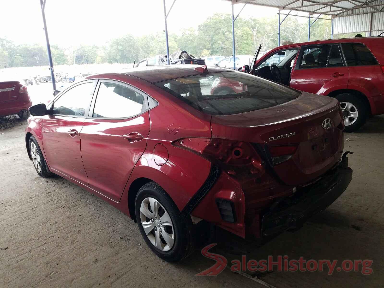 5NPDH4AE1GH792801 2016 HYUNDAI ELANTRA