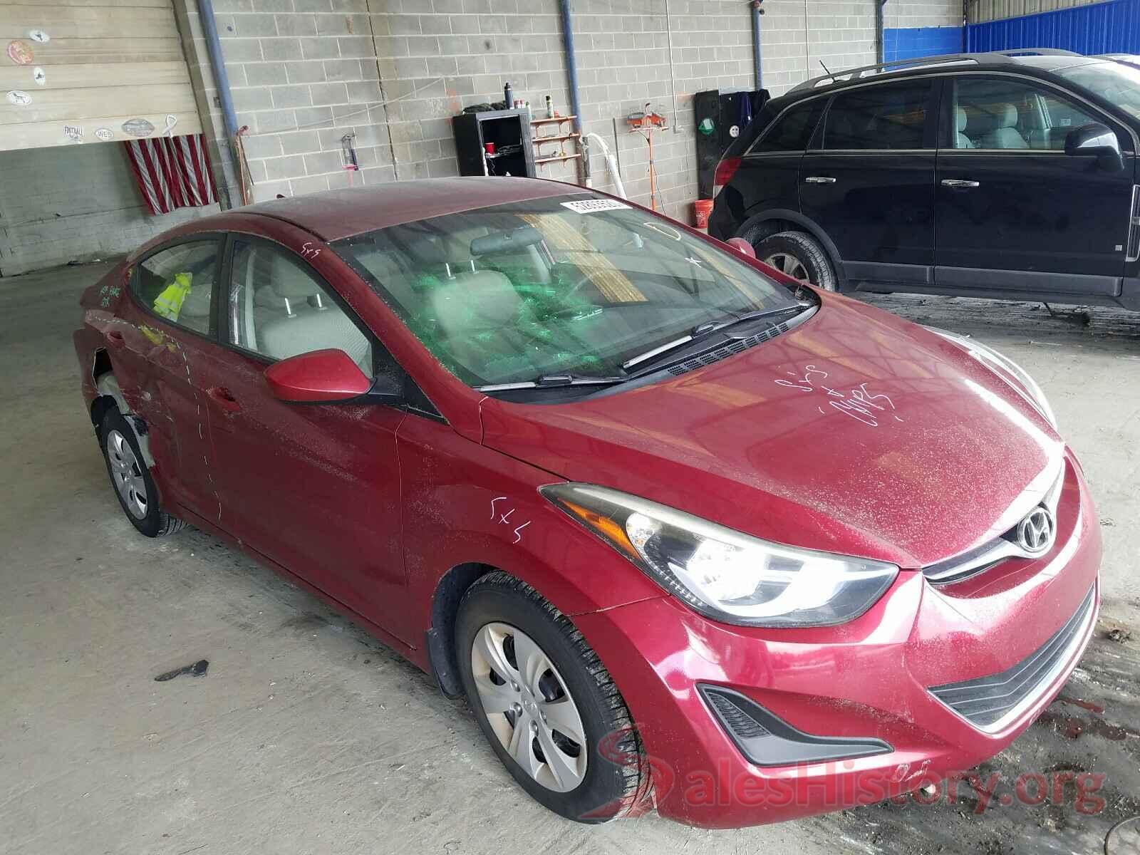 5NPDH4AE1GH792801 2016 HYUNDAI ELANTRA