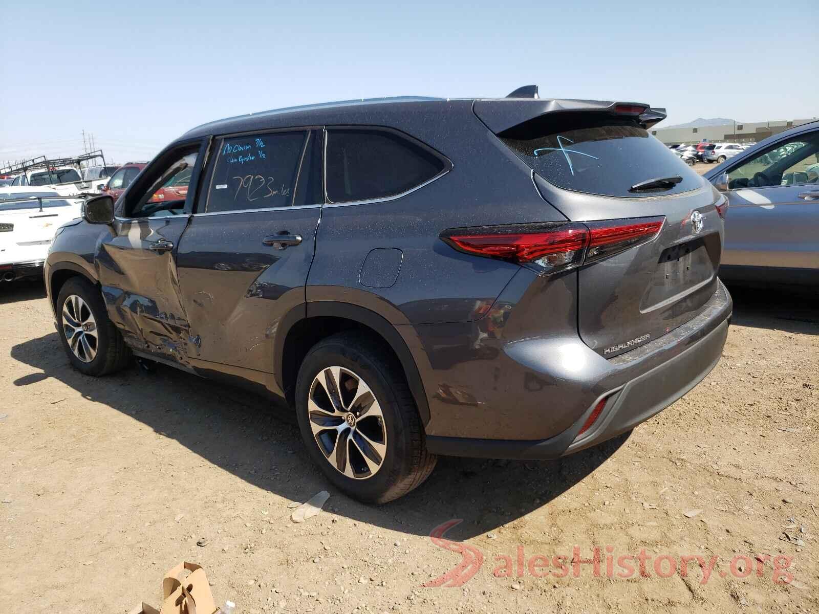 5TDGZRAH1MS528095 2021 TOYOTA HIGHLANDER