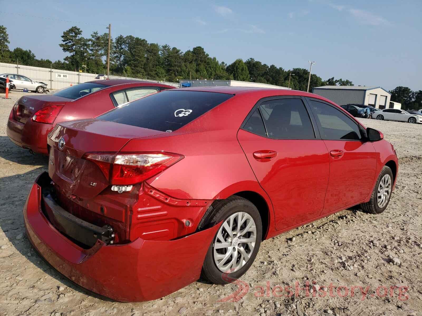 2T1BURHE7KC165277 2019 TOYOTA COROLLA