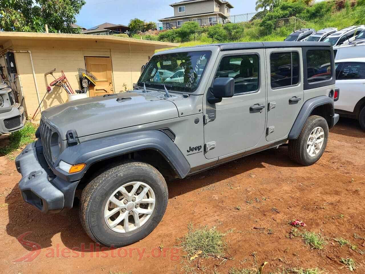2023 JEEP WRANGLER VIN 1C4HJXDG5PW632886, auction photo