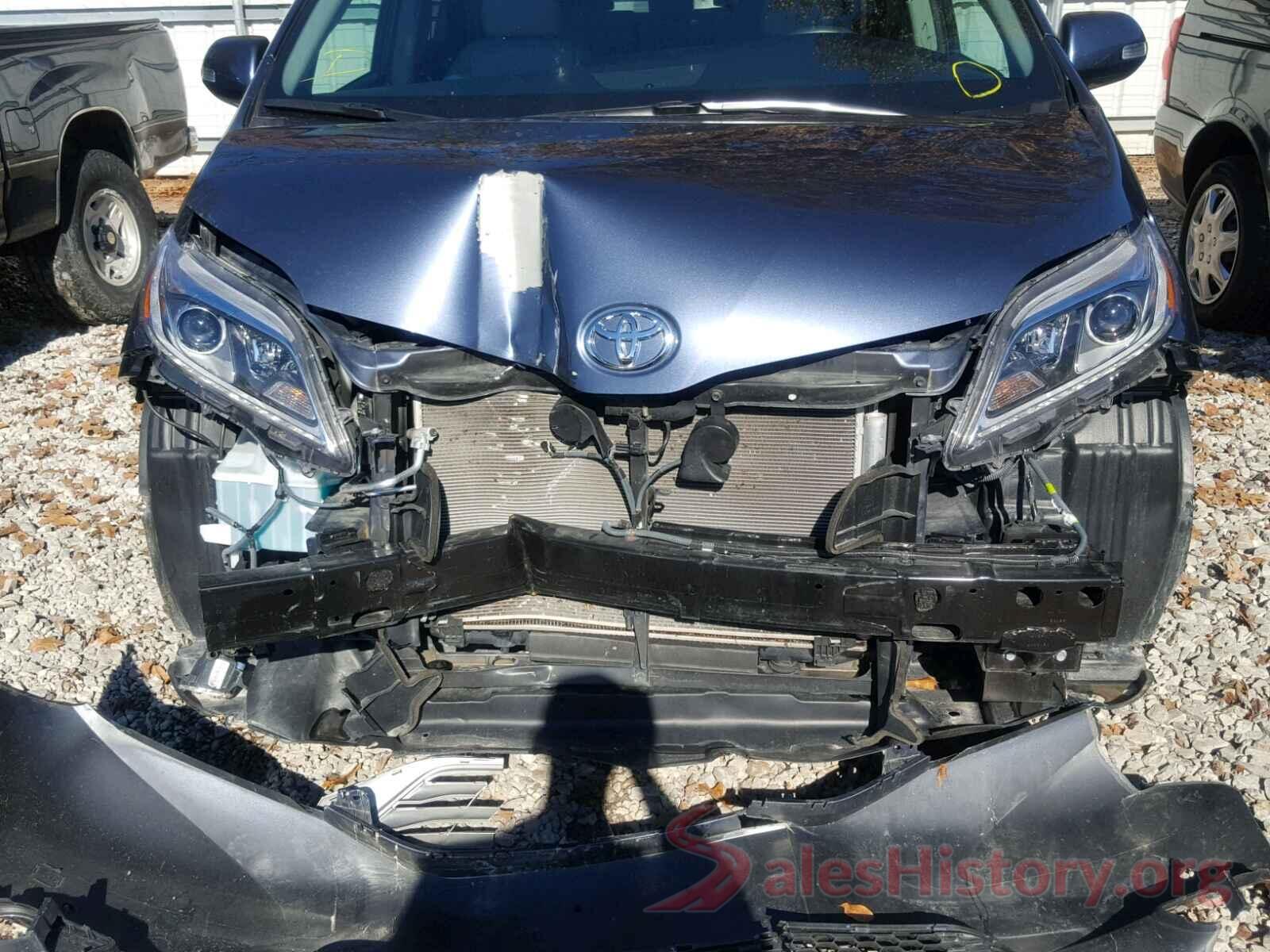 5TDDZ3DC2HS178787 2017 TOYOTA SIENNA XLE