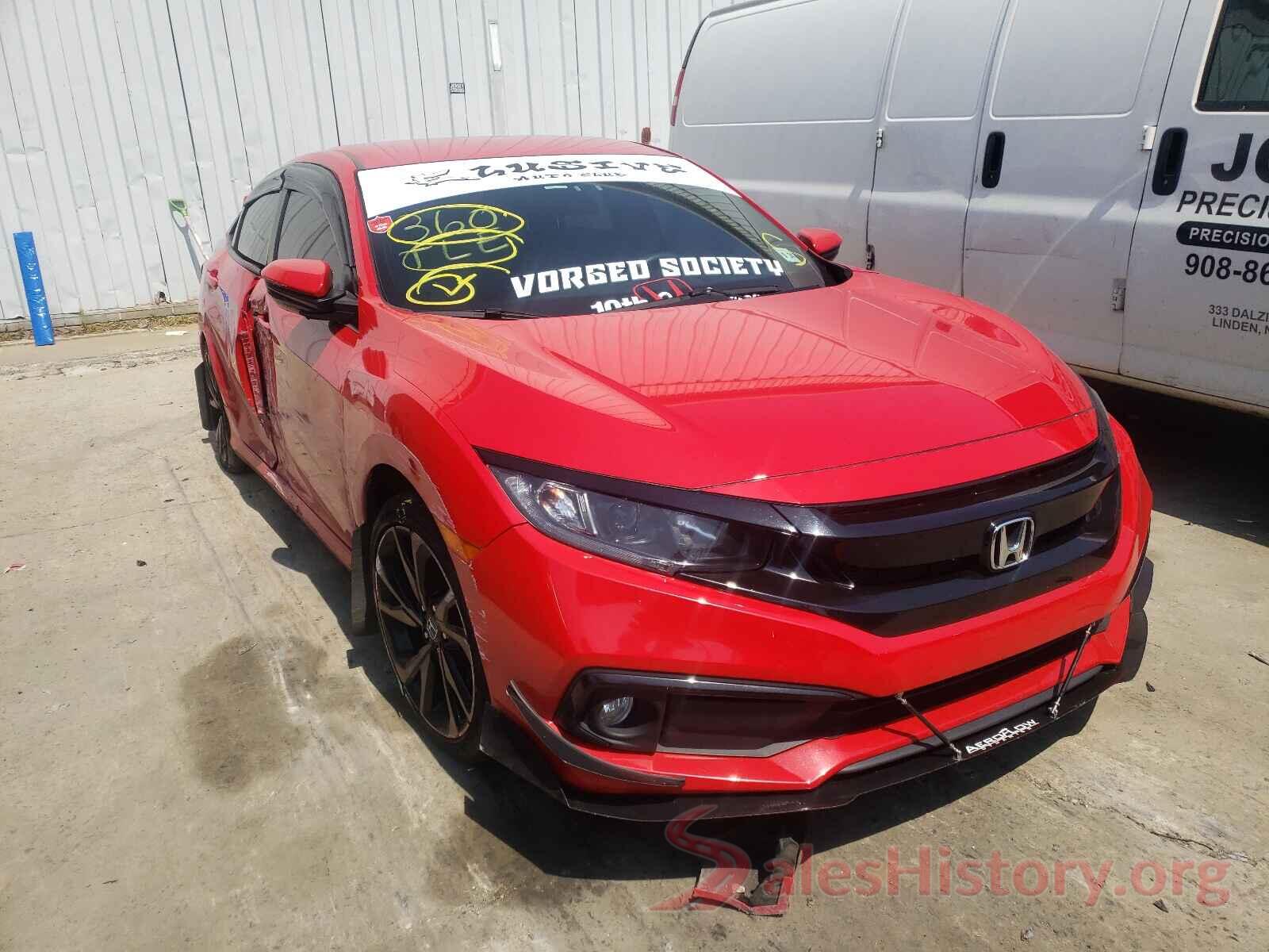 2HGFC2F82KH543229 2019 HONDA CIVIC