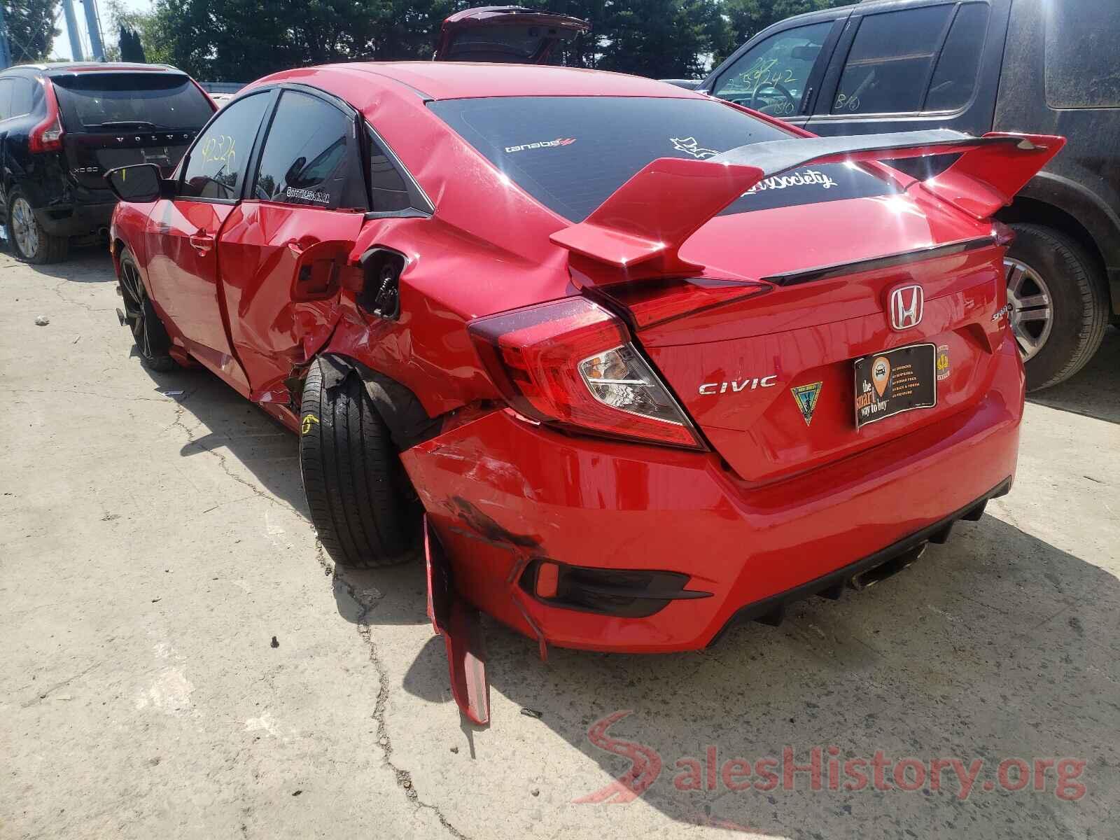 2HGFC2F82KH543229 2019 HONDA CIVIC