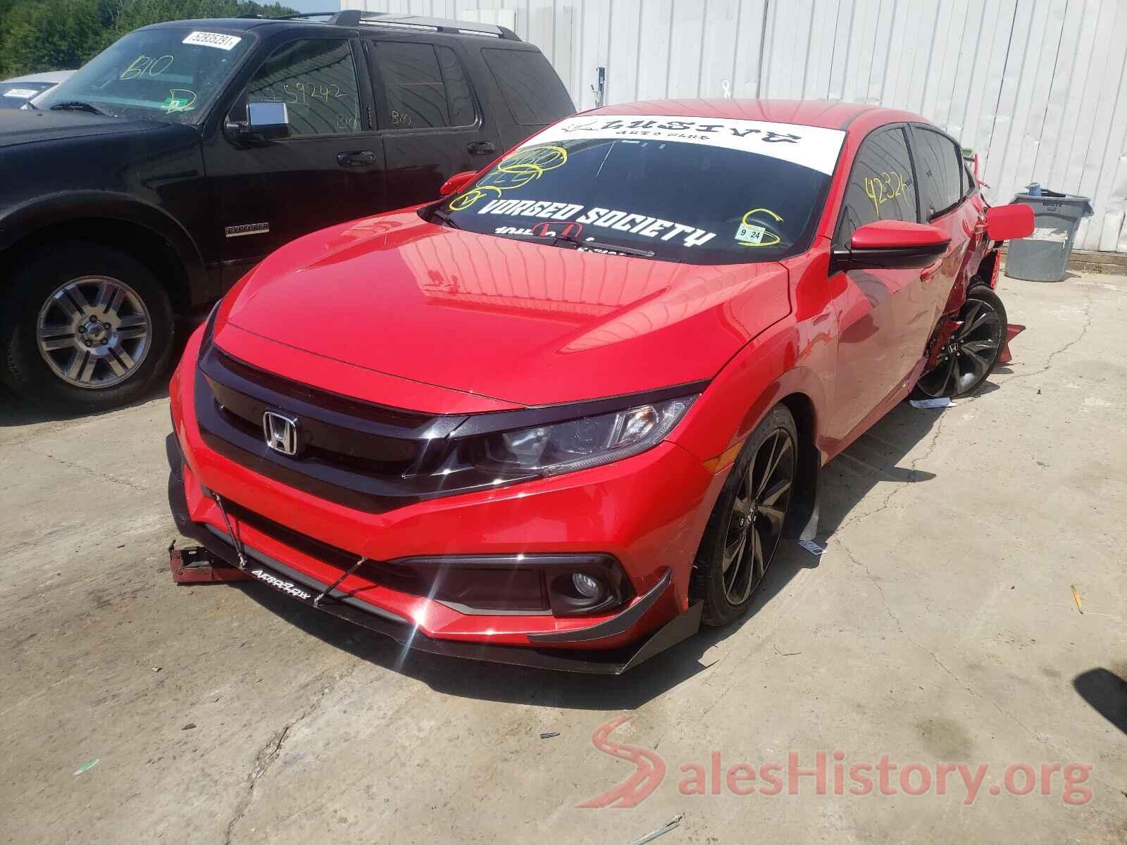 2HGFC2F82KH543229 2019 HONDA CIVIC