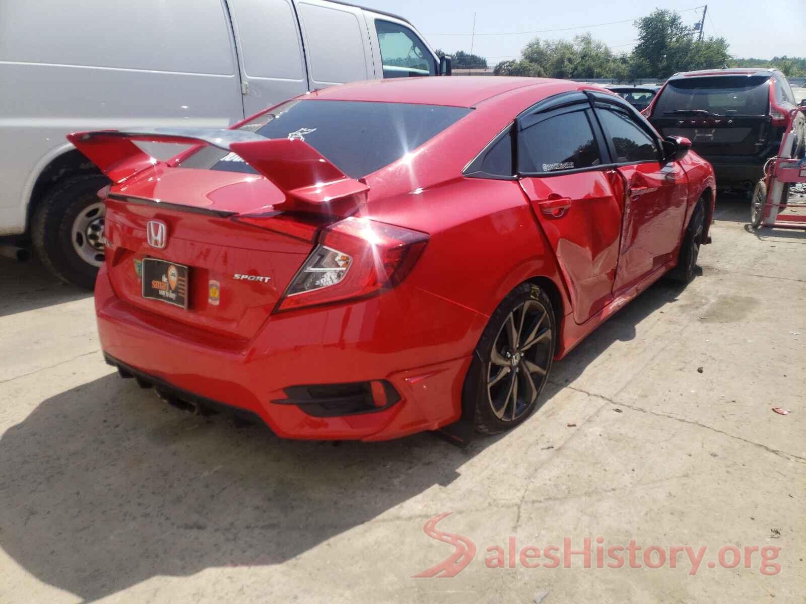 2HGFC2F82KH543229 2019 HONDA CIVIC