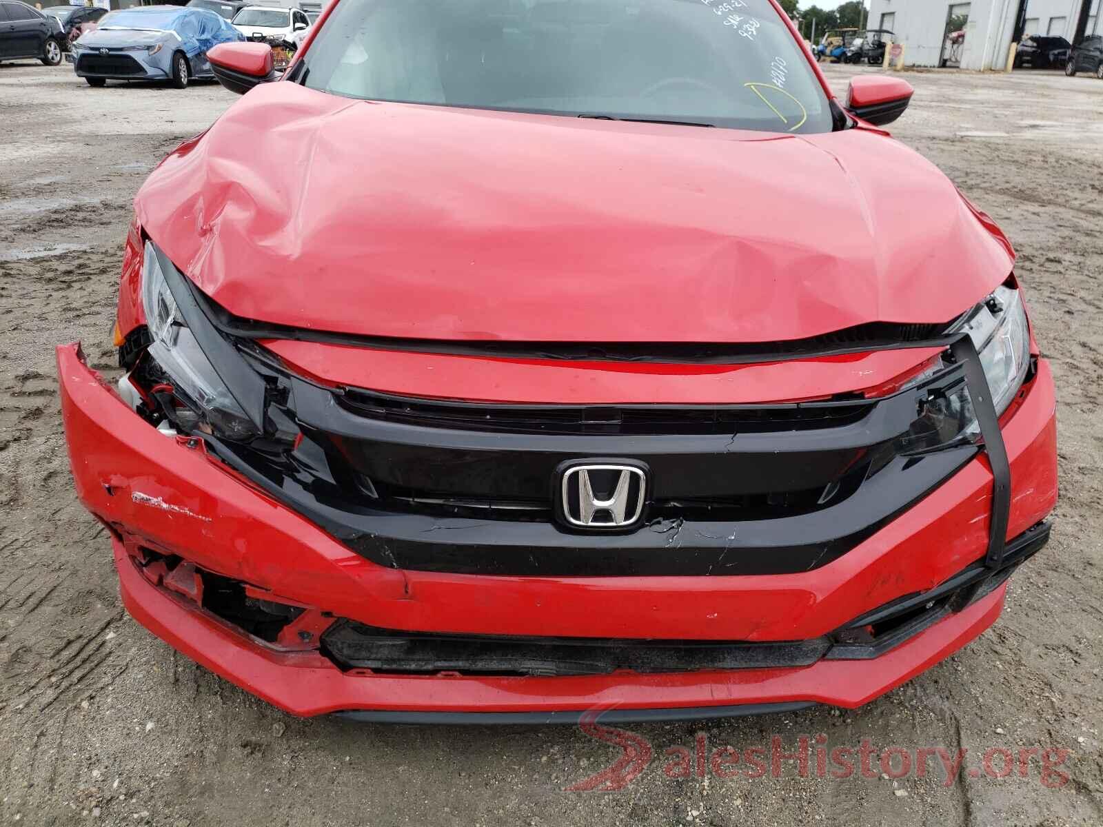 2HGFC2F89KH592170 2019 HONDA CIVIC