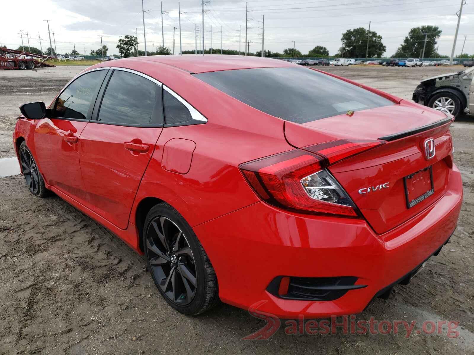 2HGFC2F89KH592170 2019 HONDA CIVIC