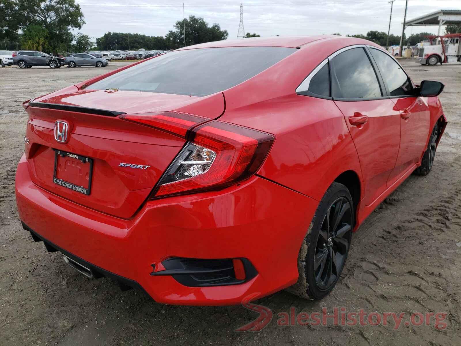 2HGFC2F89KH592170 2019 HONDA CIVIC