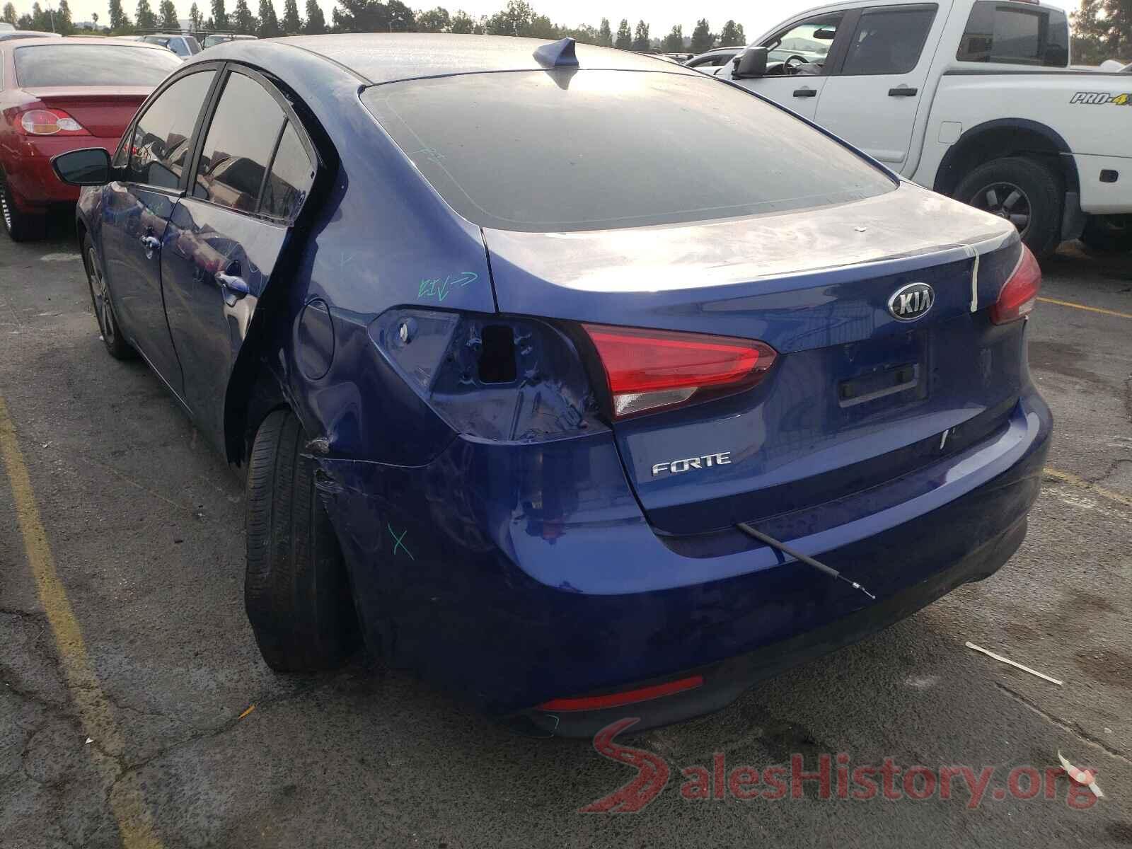 3KPFL4A70JE223930 2018 KIA FORTE