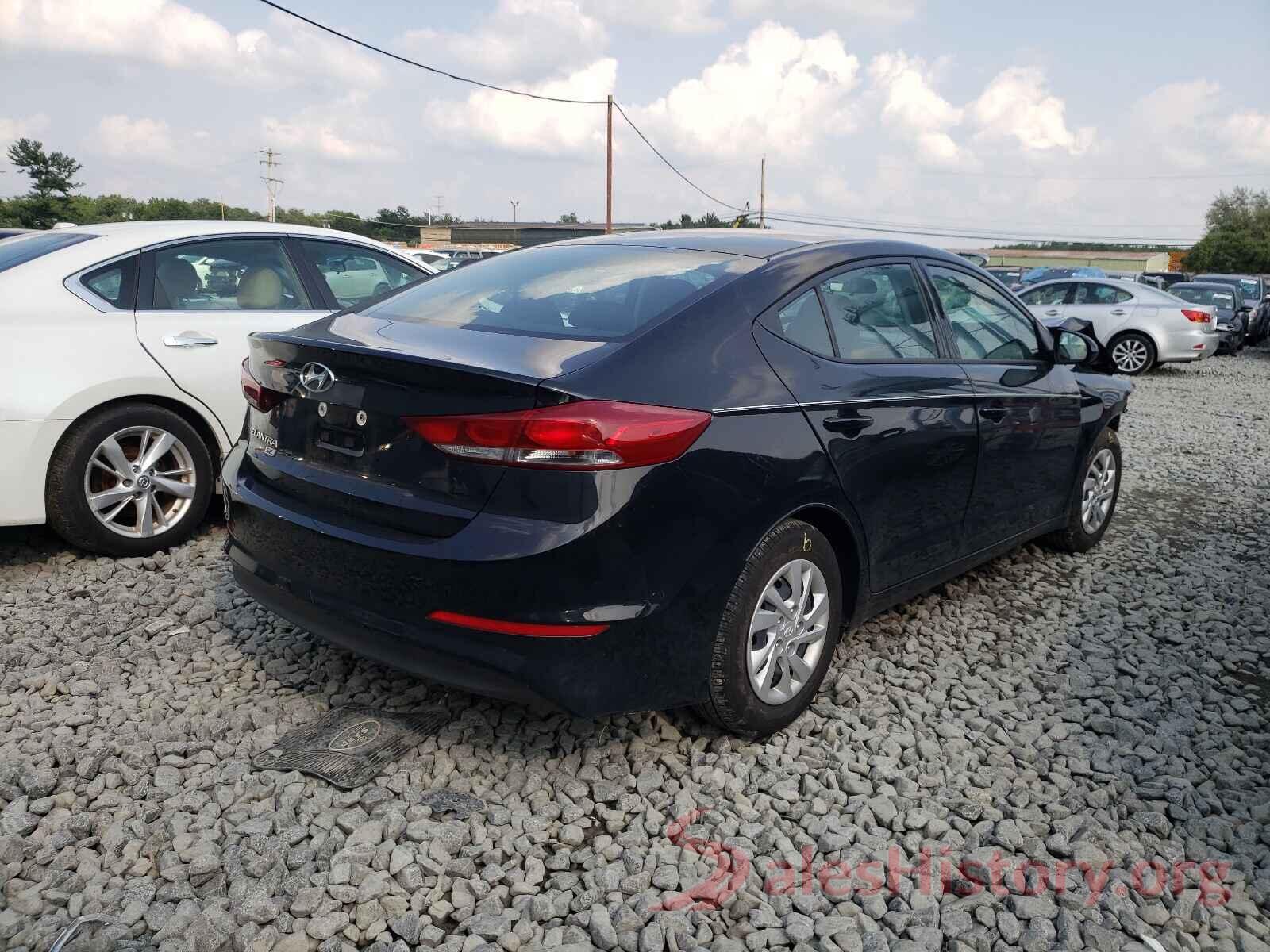 5NPD74LF1JH293142 2018 HYUNDAI ELANTRA